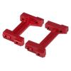 AQWBTYD Compatible with TRX4M 1/18 RC Crawler Car Upgrade Parts Metal Front and Rear Bumper Mount Bumper Stand Servo Mount 9736 RC Assortment(Red) view 2