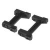 AQWBTYD Compatible with TRX4M 1/18 RC Crawler Car Upgrade Parts Metal Front and Rear Bumper Mount Bumper Stand Servo Mount 9736 RC Assortment(Red) view 3