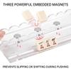 Neptuiby Mahjong Racks with Pushers Set of 4, 4 Pack Mahjong Racks with Pushers, Magnetic Acrylic Holders, Ergonomic Wave Slots, 17.5 Inch Transparent. view 2