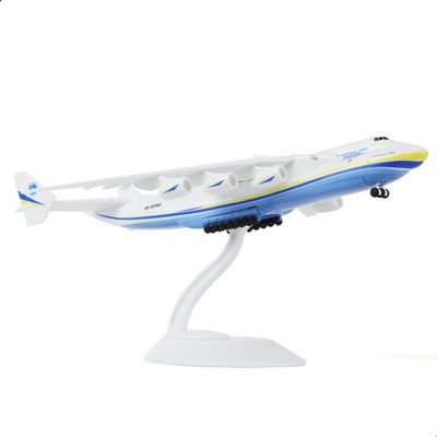 QIYUMOKE 1/400 AN-225 Resin Model with Openable Cabin, Stand