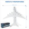 QIYUMOKE 1/400 AN-225 Resin Model with Openable Cabin, Stand view 2