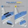 QIYUMOKE 1/400 AN-225 Resin Model with Openable Cabin, Stand view 4