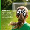 DOITOOL 4 Pcs Soccer Bows for Girls Hair Clips Black White Football Sports Ribbon Accessories Soccer Hair Bows Cheer Barrettes for Kids Teens Game Day view 2