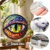 Reofrey Acrylic Puzzle Suncatcher for Adults, 83 Piece Stained Glass DIY Jigsaw Puzzle, Double-Sided Acrylic Window Hanging Decor with Chain, Gift for Mom, Home Garden Decoration, 7 Inch A198 view 4
