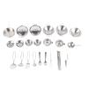 Aumotop Kitchen Toys Durable Stainless Steel Cookware Set for Children, Safe Material,Develop Intelligence for Boys and Girls (25 Pieces) view 2
