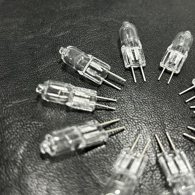 10 PCS 2 PCS 6V G4 Halogen Bulb Bead 5W 10W 15W 20W 25W 30W Microscope Accessories(15W 2PCS)