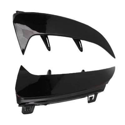 Yechiry Rear Bumper Spoiler Side Canard Air Vent, Specifically Engineered Replacement Spoiler, Canard Vent with Lower Diffuser Strip, Ideal for A Class W177 AMG Line Hatchback 2018+