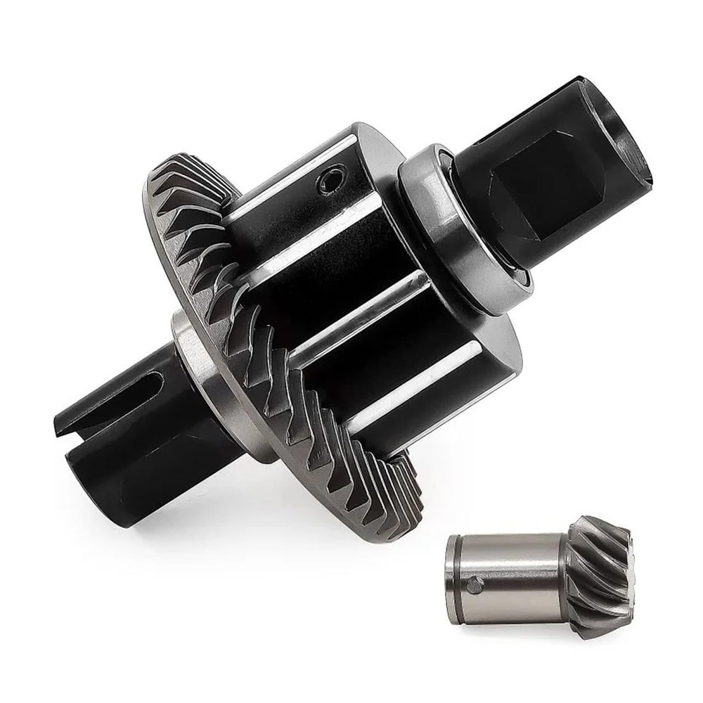 39T Front/Rear Metal Differential & 12T Main Gear Compatible For ARRMA 1/5 /Kraton Outcast 8S EXB Monster Truck Upgrade Parts(Style 3)