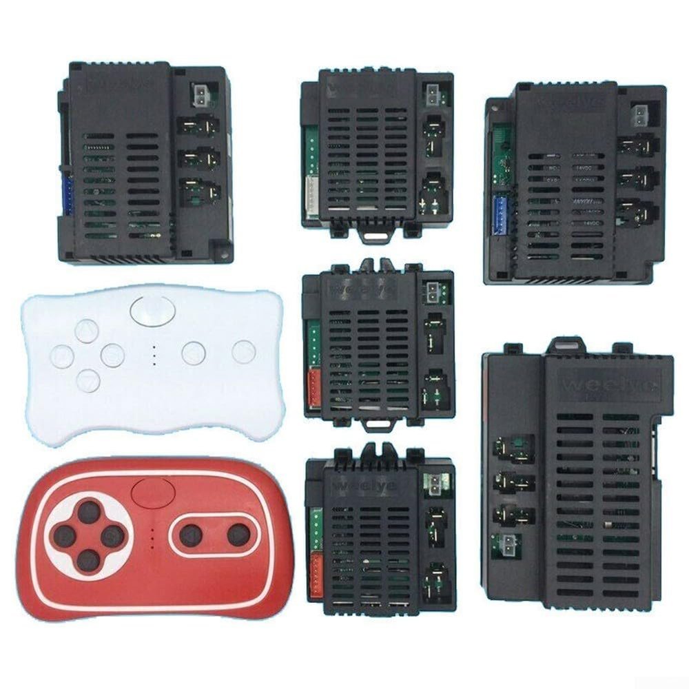 Electric Car Receiver, 6V 12V 24V 2.4G Remote Control Replacement, for Compatible with Weelye RX7 RX16 RX18 RX19 RX23 RX37 Models, Parts for(RX18 A 6V Full set)