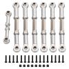 Alomejor Adjustable RC car servo Pull Rod, Aluminum Alloy Metal Replacement Part with fine Workmanship for Slash 1 10 Remote Control car view 1