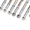 Alomejor Adjustable RC car servo Pull Rod, Aluminum Alloy Metal Replacement Part with fine Workmanship for Slash 1 10 Remote Control car view 2