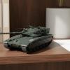 1/144 Scale Tank Detailed Craftsmanship Armored Vehicle Model Movable Turret Vehicle Model for Hobbyists, Collection Display, Merkava Mk2 Desert view 4