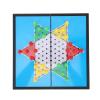Julihai Magnetic Chinese Checkers, Plastic Travel Board Game with Foldable Storage for Kids and Adults, 25x25x2cm view 2
