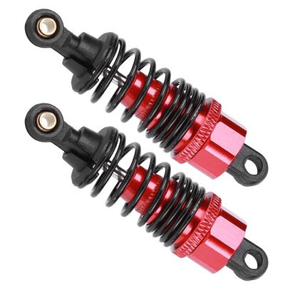 SPYMINNPOO 2pcs 1/10 Metal Shock Struts Damper, High Performance Wear Resistant Rust Proof, with Easy Installation, for HSP JLB EM DHK HPI RC Car (60MM)