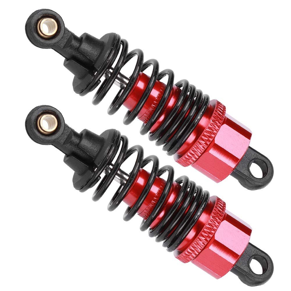 SPYMINNPOO 2pcs 1/10 Metal Shock Struts Damper, High Performance Wear Resistant Rust Proof, with Easy Installation, for HSP JLB EM DHK HPI RC Car (60MM)