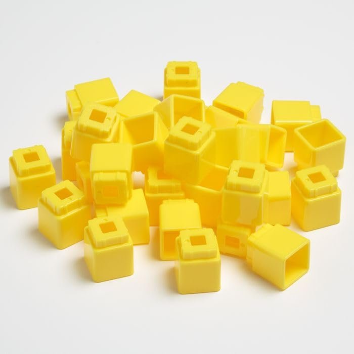 Didax Educational Resources Unifix Cubes, Yellow, Set of 500