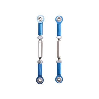 Adjustable Pull Rod for Traxxas for Slash 4X4 5807 HQ727 1/10 2Pcs Metal Adjustable Steering Linkage Servo Link Pull Rod RC Car Upgraded Parts