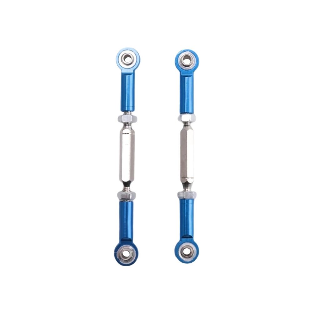 Adjustable Pull Rod for Traxxas for Slash 4X4 5807 HQ727 1/10 2Pcs Metal Adjustable Steering Linkage Servo Link Pull Rod RC Car Upgraded Parts