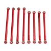 Adjustable Pull Rod for MN128 MN86S MN86 G500 1/12 Metal Pull Rod Ball Head Link Linkage RC Car Accessories Upgrade Parts(Red) view 1