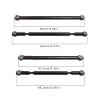 Adjustable Pull Rod for MN128 MN86S MN86 G500 1/12 Metal Pull Rod Ball Head Link Linkage RC Car Accessories Upgrade Parts(Red) view 3