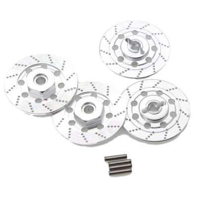 RC Cars Models Compatible with Sakura D4 1/10 RC Car Upgrade Parts Accessories 4PCS Metal Brake Disc Wheel Rim Box Hex Adapter 12mm