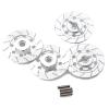 RC Cars Models Compatible with Sakura D4 1/10 RC Car Upgrade Parts Accessories 4PCS Metal Brake Disc Wheel Rim Box Hex Adapter 12mm view 1