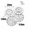 RC Cars Models Compatible with Sakura D4 1/10 RC Car Upgrade Parts Accessories 4PCS Metal Brake Disc Wheel Rim Box Hex Adapter 12mm view 4