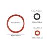 Compatible for Jura,Compatible for Capresso Impressa C D E F S X ENA GIGA 1set Silicone O Ring Seal Gasket Maintenance Parts(Set 1) view 4