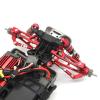 Adjustable Pull Rod for MJX for Hyper Go 16207 16208 16209 16210 H16 H16BM 1/16 RC Car Metal Parts Steering Tie Rod Assembly Accessories(Red) view 3