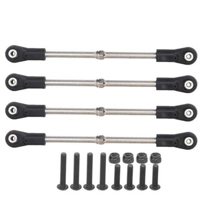 RC Cars Models for Kyosho for Hobao for Arrma for Kraton for RedCat 1/8 Buggy Truck RC 4Pcs Pull Rod Steering Servo Link Rod Modified Parts