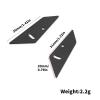 RC Car Parts Compatible with Tamiya for TT02 XV01 94123 PGT2 for HSP 1/10 RC Car Upgrade Parts Aluminum Alloy for Rally Car Tail Wing Rear Spoiler Wing view 4