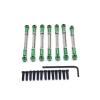 Adjustable Pull Rod for WLtoys 104001 104002 1/10 Metal Upgrade Front and Rear Steering Adjustable Links RC Car Parts Accessories(Green) view 1
