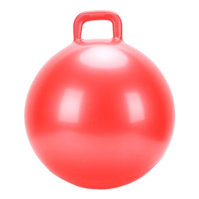 Fawfose Bouncy Ball, Sturdy PVC Material, Strong Handle, Inflatable Jumping Ball for Kids, Exercise and Fun