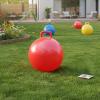 Fawfose Bouncy Ball, Sturdy PVC Material, Strong Handle, Inflatable Jumping Ball for Kids, Exercise and Fun view 2