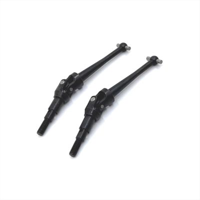 RC Car Toys Parts for MJX 16207 16208 16209 16210 H16 1/16 2PCS Metal CVD Transmission Shaft Remote Control Car Accessories(Black)