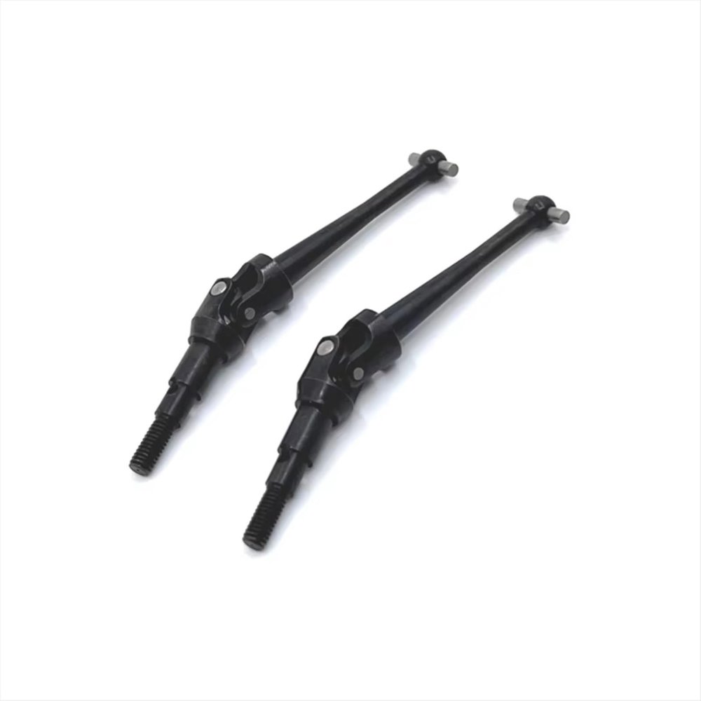 RC Car Toys Parts for MJX 16207 16208 16209 16210 H16 1/16 2PCS Metal CVD Transmission Shaft Remote Control Car Accessories(Black)