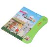 Zunate Portuguese English Sound Book for Bilingual Children, Interactive Educational Alphabet Numbers Animals Fruits Vegetables Learning Toy with Game Modes (Green) view 3