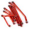 Adjustable Pull Rod for Axial for SCX24 GX470 1/24 Aluminum Alloy Chassis Linkage High Clearan Links Set Upgrade Parts Accessories(Red) view 2