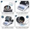 Electric Rock Tumbler Machine Kit, Detachable Gem Stone Polisher with Timer, Automatic DIY Tumbling Set for Adults and Kids, Includes Complete Accessories for Polishing Stones view 3