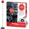 TREBGFE LED Flashing Stop Sign Parking Assistant for Garage, Adjustable Height Garage Warning Car Stop Indicator Sensors for Vehicles- Bumper Guard Driveaway view 1
