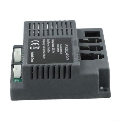 Belnotelt 24V 2.4G Remote Control Receiver and Controller for Children Electric Car, JR1930RX-4P Model, Soft Start Function, ABS Housing, Complete Set Options(JR1930RX-4P-24V)