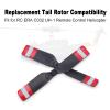 ZIRLANLV Tail Rotor Set, Replacement Accessory, Lightweight Precision Balance Design, Stable Flightes Performance, Durable Spare Parts Compatible with RC ERA C032 UH 1 Helicopter view 2