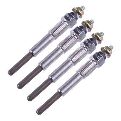 Car Glow Plugs For Isuzu ELF250 ELF350 C240 Engine 1977 1978 1979 1980 4PCS 12V Auxiliary Heater Glow Plug 9825119780 C240PKG C240PKJ