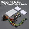 MECCANIXITY Breadboard Kit with Power Supply Module, 400/170 Tie-Points Breadboard with Jumper Wires, Electronics Component Fun Kit for Development Board Circuit Practice STEM view 4