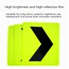 Construction Road Arrow Sign, 23" x17" Traffic Reflective Safety Arrow Direction Signs Board for Traffic Cone(6pcs) view 4