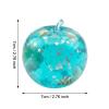 Blue Ocean Slushy Apple Squishy, Gel Filled Fidget Fidget Squeeze Toys Anxiety Relief view 3