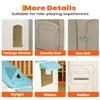 Charming Cottage Kids Playhouse - Indoor and Outdoor Clubhouse Playset with Basketball Hoop, Soccer Goal, Magnetic Dartboard, Ring Toss view 3