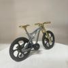Mountain Bike Toy DS Die-Cast Mini Finger Bicycle Model Desktop Decoration Scale Men Toy DH Alloy Bike Action Figurine Toy for Cake Topper Crafts (silvery-1A) view 4