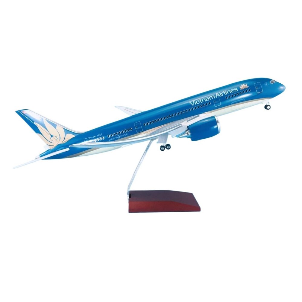 Miniature Scale 1 130 for B787-9 ABS Die-Casting Airplane Model with Wheels Home Decor Souvenir Flying Toy Game Kits
