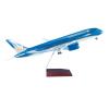 Miniature Scale 1 130 for B787-9 ABS Die-Casting Airplane Model with Wheels Home Decor Souvenir Flying Toy Game Kits view 1